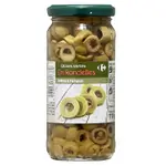 Carrefour Olives Green Sliced 230G